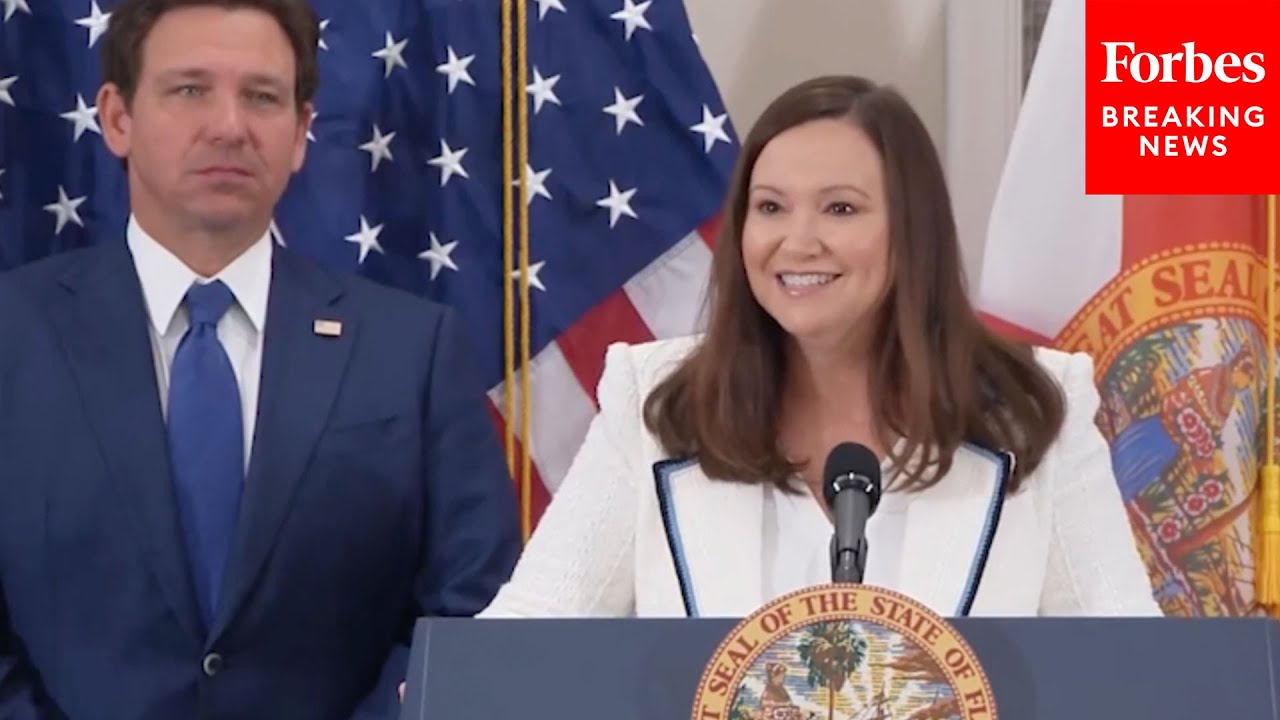 'I Will Not Let You Down': Ashley Moody Speaks After DeSantis Selects Her For Florida Senate Seat