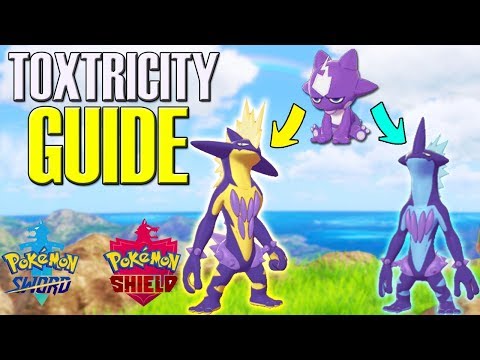 How to get TOXTRICITY BOTH FORMS - Pokemon Sword & Shield (Nature Chart Included)