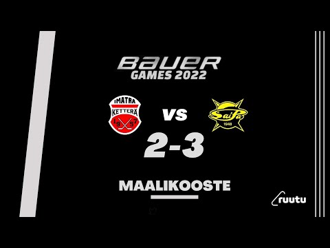 Bauer Games 2022: Maalikooste Ketterä - SaiPa 2-3 26.8.2022
