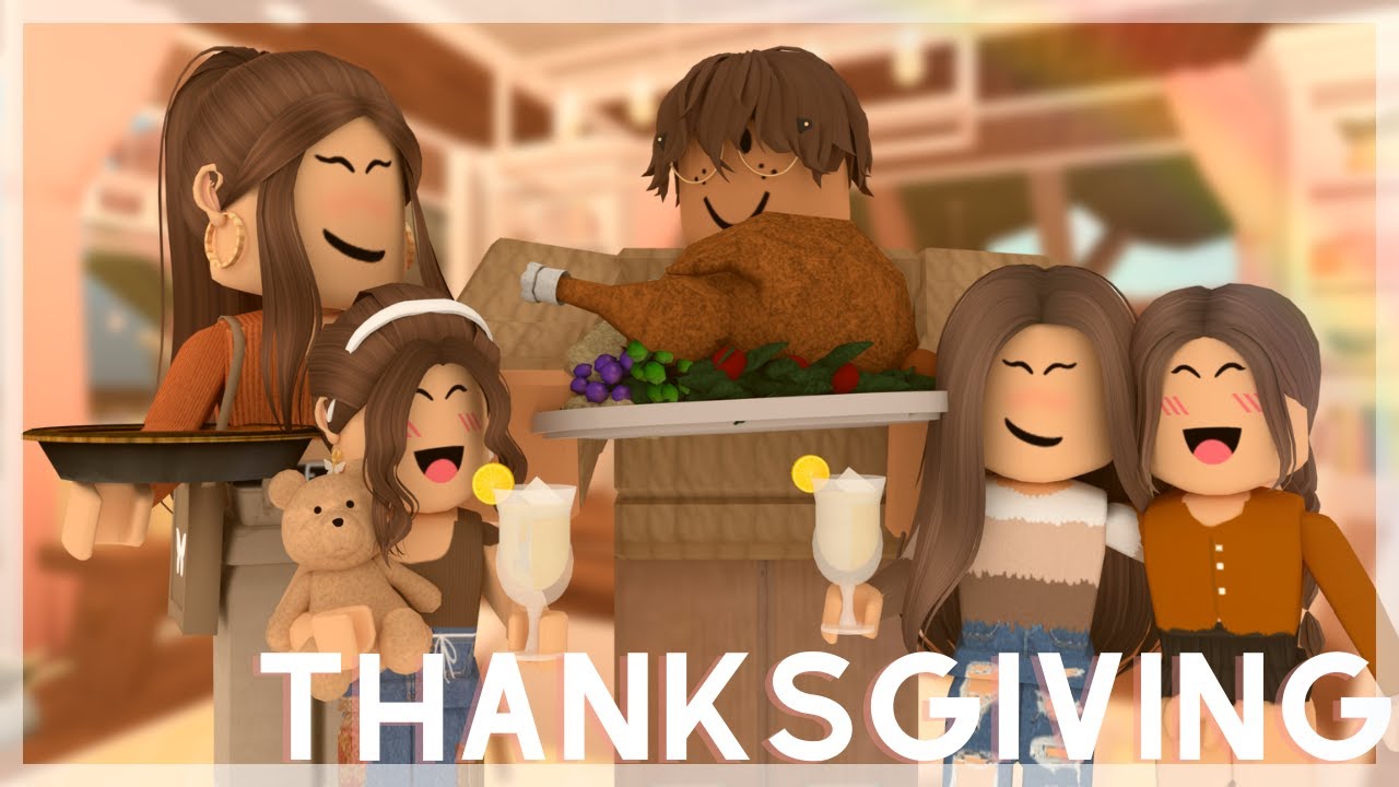 Thanksgiving DINNER!! **GONE WRONG** |Roblox Bloxburg Roleplay