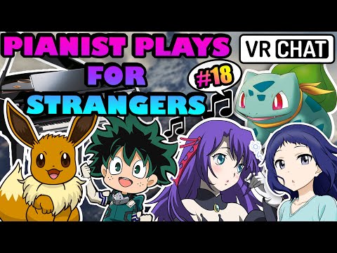 I`M BACK! Playing Piano for Strangers in VRChat #18 - VRChat Pianist getting BULLIED ;(