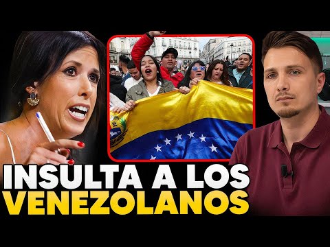 Podemos supporter against Venezuelans