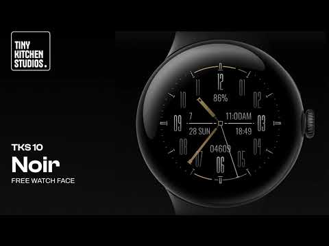 TKS 10 Noir Watch Face video thumbnail