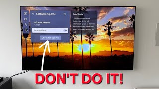 LG OLED update 33.30.97 WARNING, do NOT install it!
