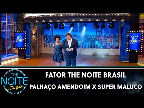 Fator The noite Brasil: Palhaço Amendoim X Super Maluco - Ep. 4 | The Noite (05/06/19)