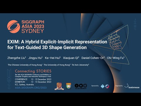 EXIM: uma representação híbrida explícita-implícita para geração de formas 3D guiadas por texto