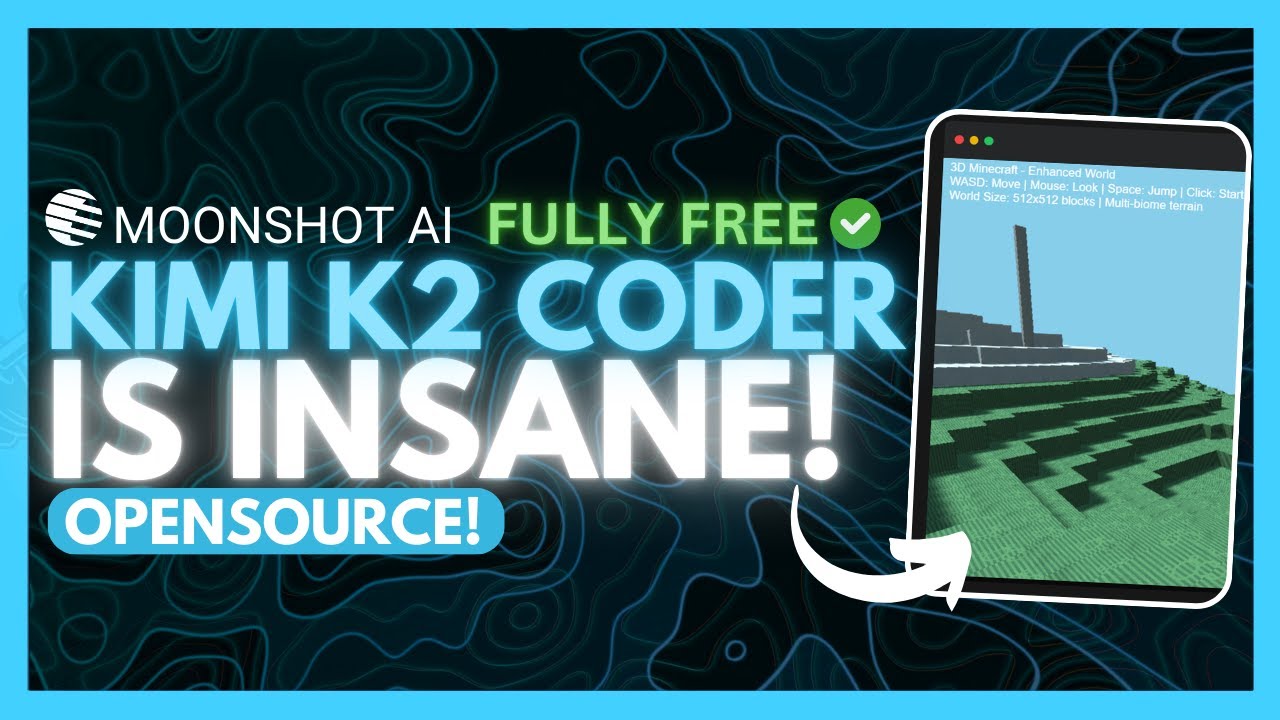 Kimi K2 Coder: NEW FULLY FREE AI Coder Is Insane! (Opensource)