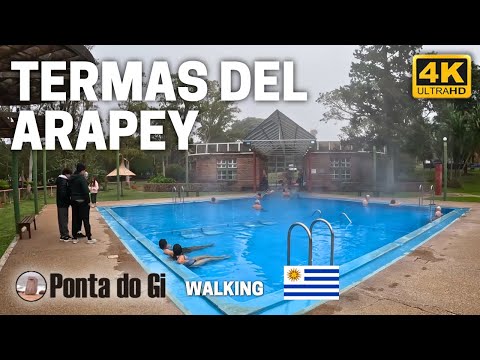 RELAX y NATURALEZA en TERMAS DEL ARAPEY invierno 2025 SALTO - URUGUAY #walking TOUR  4K