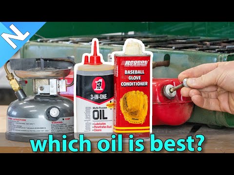 What oil is best for a Coleman stove or lantern pressure pump? reviving dry leather plunger cup