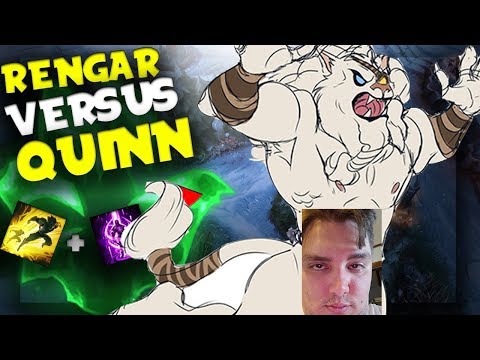 HOW TO STOMP TOP LANE!! - Rengar VS Quinn (OMG)