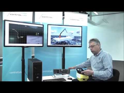 20-sim real-time crane simulation