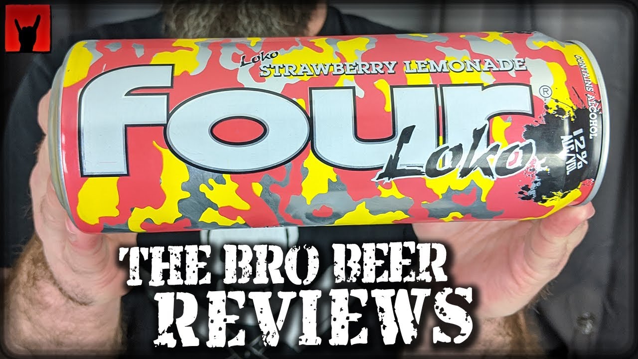 Four Loko Strawberry Lemonade 12% abv - The Bro Beer Reviews