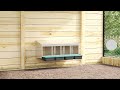Nido per Galline a 4 Scomparti da Parete in Acciaio Zincato - Foto miniatura 10
