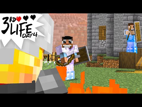 Minecraft 3rd Life: Day 4 - Finally in the Red