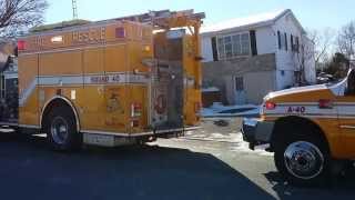 preview picture of video 'Units on scene at Hanshew Lane fire and Railroad maintenance'