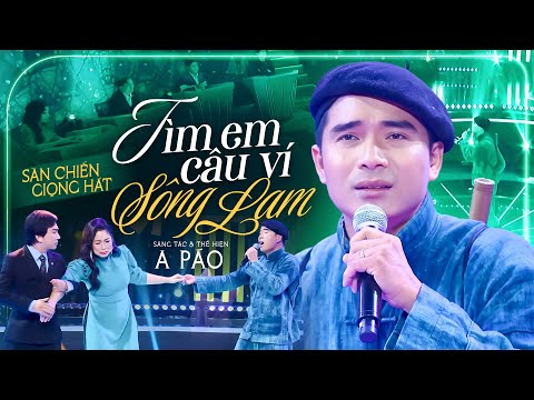 Tìm Em Câu Ví Sông Lam - A Páo | Sàn Chiến Giọng Hát Live Stage