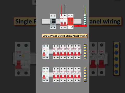 single phase Distribution panel wiring
