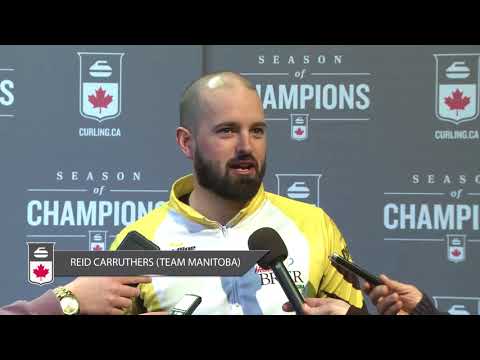 2018 Tim Hortons Brier - Media Scrum - Draw 7