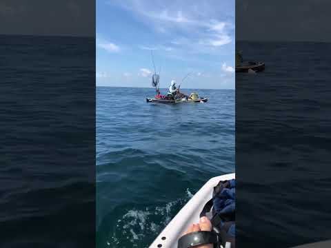 Red snapper on the inflatable system #redsnapper #bote #rackhamaero #gulfofmexico #fishing