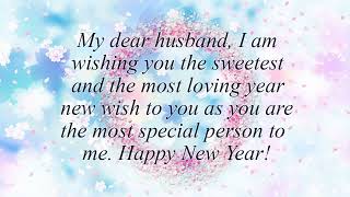 New Year Wishes To My Husband