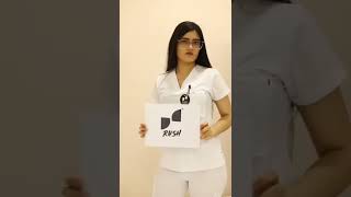 Uniforme Médico de Dama, Pijama Quirúrgica Antifluido, Scrub RUSH LICRA COLOMBIANA