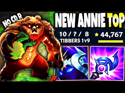 New ANNIE BUFFS Made Tibbers with our Max Pen Season 13 Build to 1v9 🔥 LoL Top Annie s13 Gameplay