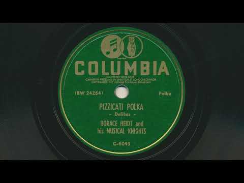 1939 HORACE HEIDT Pizzicati Polka - 78 RPM Record - Instrumental