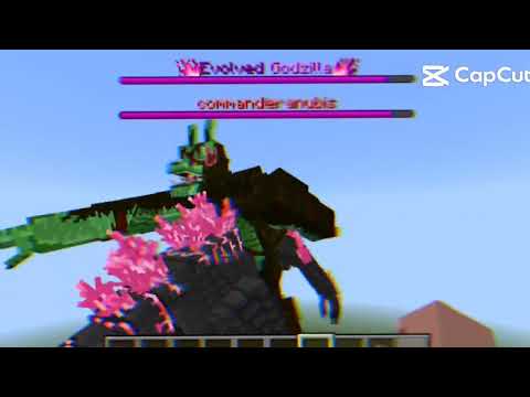 Godzilla evovled vs zombie Anubis