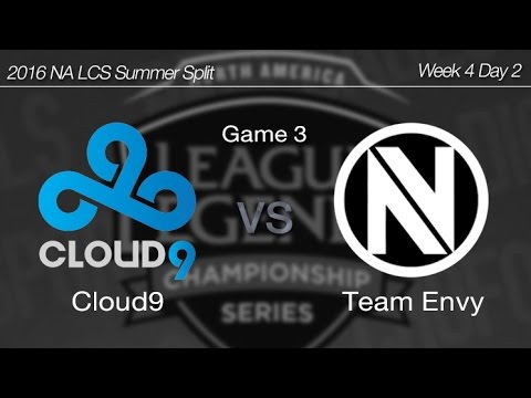 [ Cloud9 vs Team Envy ] Game 3 2016 NA LCS Summer Week 4 Day 2 160626