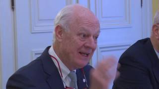 Встреча главы МИД Армении и специального посланника Генерального секретаря ООН по Сирии