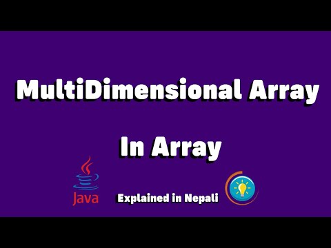 Multidimensional Array In Java With Practical Example Explained In Nepali Advanced Java