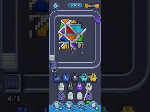 Pixel Flow Level 755 Walkthrough