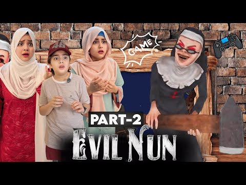 We Played Evil Nun Game In Real Life Part-2 🎮 Stage 2 Complete Karna Mushkil😫 | Rida Naqqash