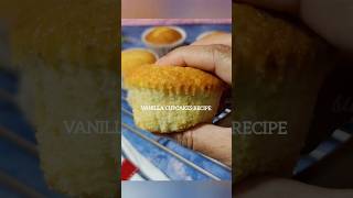 Super Moist Vanilla Cupcakes Recipe 💫👆😍❤️🧁#cupcake #satisfying #recipe #shorts
