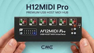 Video thumbnail for CME H12MIDI Pro - Portable MIDI Router, USB Host MIDI Hub & Interface - In 1 min by @ScottUhlMusic by CME Pro - The MIDI Experts