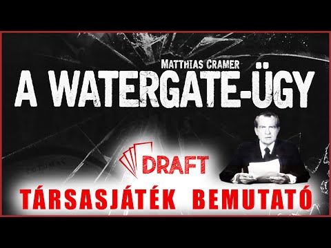 Watergate társasjáték bemutató - :: DRAFT :: Társasjáték vlog