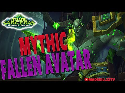 7.3 MYTHIC Fallen Avatar - (935 Resto Druid PoV) Tomb of Sargeras Raid