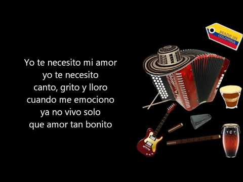 Te necesito Diomedes Diaz Letra