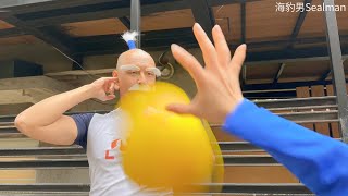 [獵人] 小傑&奇犽 vs 尼特羅會長 搶球真人版