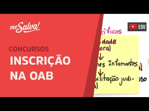 Me Salva! OABA06 - Inscrição na OAB