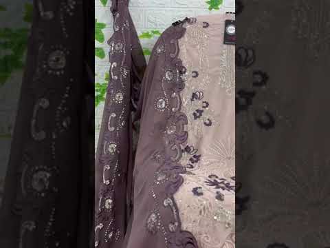 Hoor Tex H-93 Faux Georgette Wholesale Pakistani Suit Catalog – product video thumbnail
