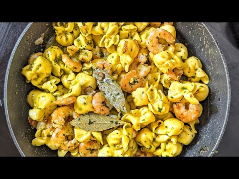 pâte aux crevettes, beurre a l'ail persillé. recette simple et délicieuse.