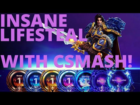 Varian Colossus Smash - INSANE LIFESTEAL WITH  SMASH! - Masters B2GM Season 4