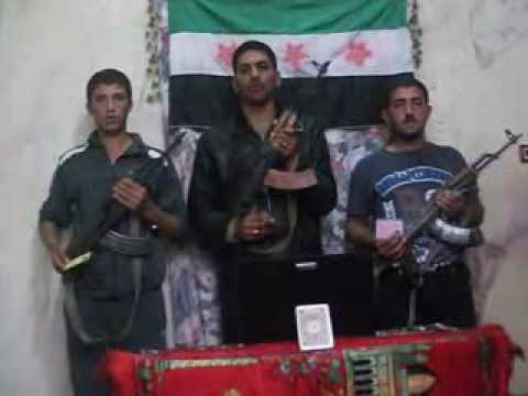 تأمين انشقاق ثلاثة جنود عن الفرقة الأولى في مدينة الكسوة في ريف دمشق من قبل كتيبة العقاب الرايات السود