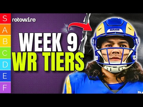 Thumbnail for Top 50 Wide Receiver Rankings & Tiers - Week 9 Fantasy Football