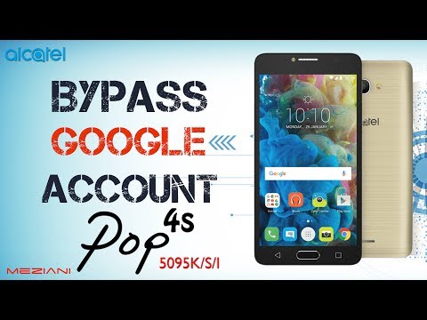 Bypass Google Account ALCATEL POP 4S Remove ALCATEL 5095