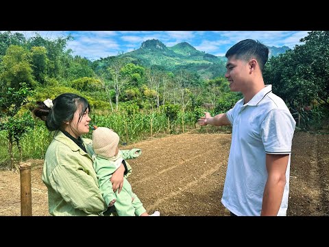 CEO Alex surprised TU NA with a beautiful vegetable garden on the farm.