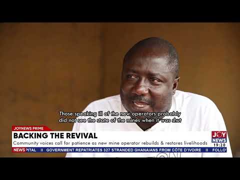 Community voices call for patience as new mine operator rebuilds and restores livelihoods.