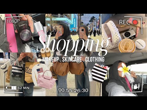 Shop with me, makeup, clothing, skincare and haul | تسوقو معاي، ميكب،ملابس، عناية بالبشرة
