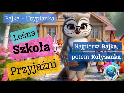 Leśna szkoła przyjaźni🦊 - Bajka dla dzieci. Bajka plus Kołysanka na Dobry Sen | Szybki Sen